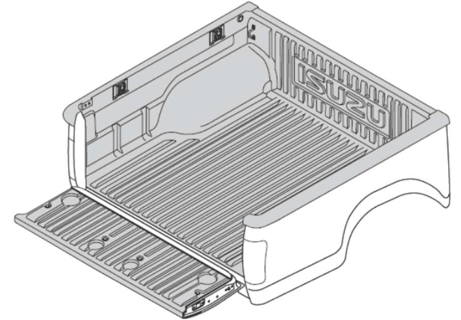 BED LINER OVER RAIL