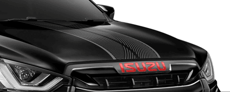 ENGINE HOOD DECAL HR DARK SHADE EXP