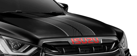 ENGINE HOOD DECAL X-SERIES SPEED DARK RED EXP