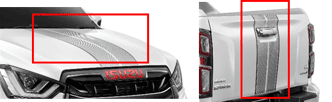 DECAL GT SERIES SET HR LIGHT SHADE EXP