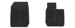 RUBBER FLOOR MAT RHD FR;W/CLIP