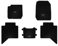 CARPET FLOOR MAT LHD CRW SET W/CLIP