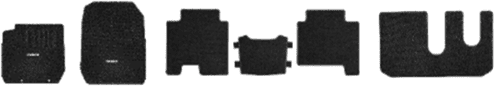 CARPET FLOOR MAT SET W/CLIP LHD EXP