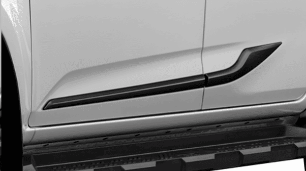 SIDE MOLDING SET; GLOSS BLACK