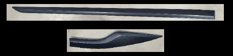 SIDE MOLDING SEMIGLOSS BLACK LH
