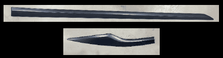 SIDE MOLDING SEMIGLOSS BLACK RH