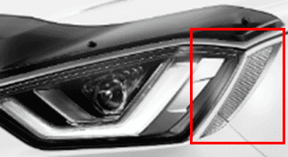 HEAD LAMP GARNISH - CHROME