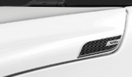 ENGINE HOOD SIDE ORNAMENT- BLACK