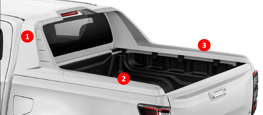 CARGO SPOILER RR RH CR GM  w