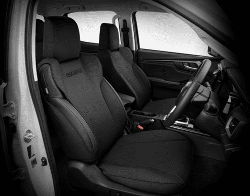 FRT SEAT CVR SEPARATED H/R W/HOOK