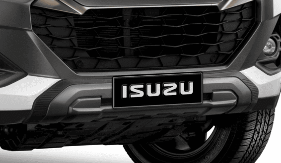 FRONT BUMPER CLADDING SEMI GLOSS BLACK