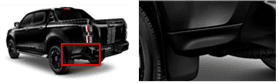 REAR SKIRT; RH, ONYX BLACK MICA