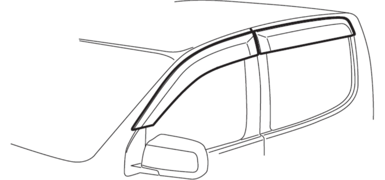 DOOR VISOR FT SET