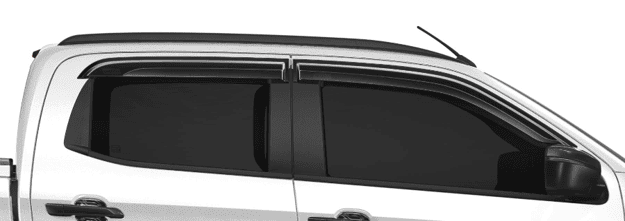 DOOR VISOR SET; SMOKE CLEAR